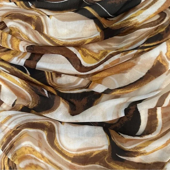 Coffee Long Sleeve Mini Dress - Picture 4 of 4